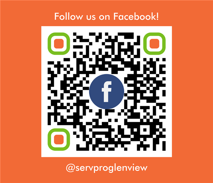 Scannable QR code to follow our Facebook page